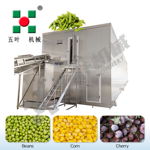 Industrial IQF Freezer Machine For Beans