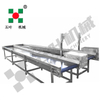 Stainless steel storage type lifting, vibrating conveyor, rubber belt conveyor processing line