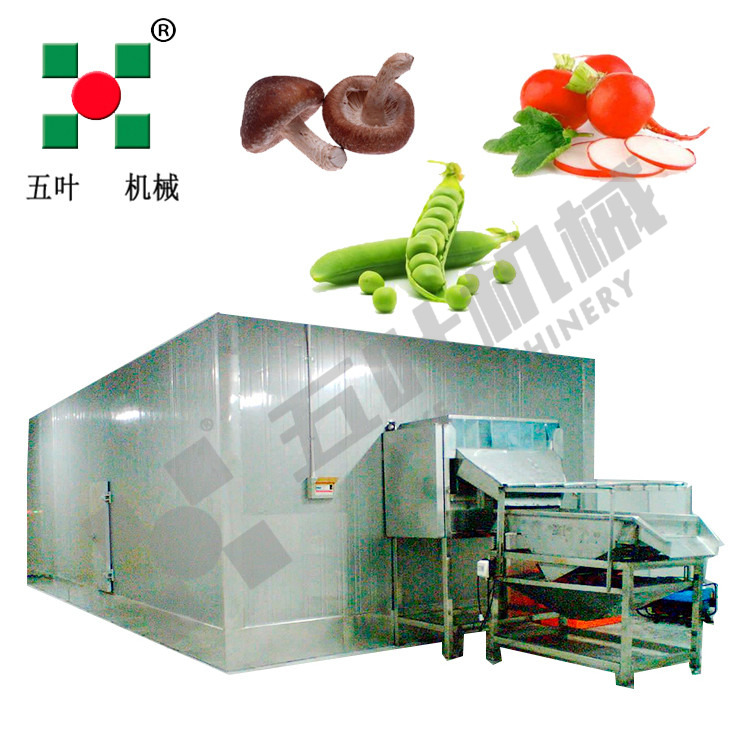 Fluidized Iqf Freezer Iqf Blast Freezer Quick Freeze Equipment Industrial Frozen Seafood Production Lines for Shrimp