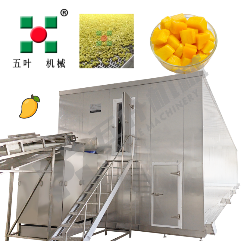 Customized Freezing Equipment Fruit Processing Line For Mango