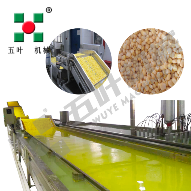 6000 Corn Frozen Vegetable Production Line IQF Freezer Machine Fruit Processing Line IQF Freezer Machine