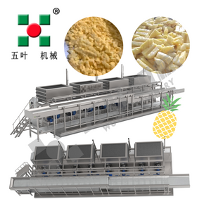 Commercial IQF Freezer Machine For Pineapple Chunks