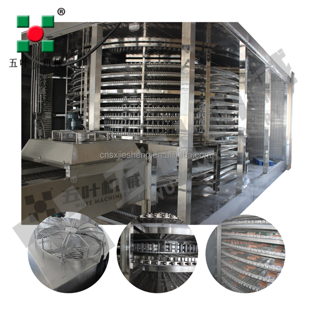 Continuous Freezing Machine for Dumplings