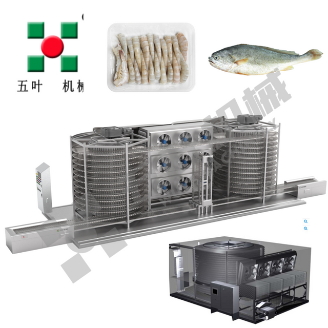 Industrial Spiral Freezing Machine for Shrimp
