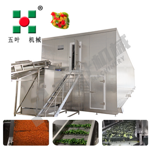 IQF Freezing Equipment For Bell Pepper Cubes