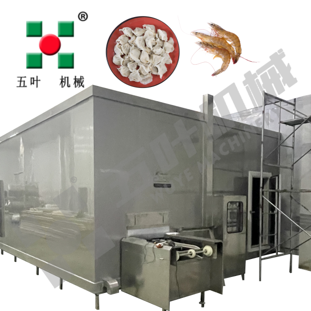 Spiral Blast Freezer Automatic Commercial Industrial Frozen Food Equipment Spiral Freezer Double Iqf for Seafood Processing