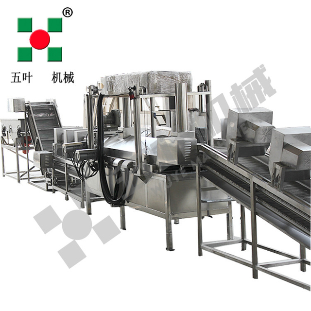 Fully Automatic Frozen Vegetable Production Line Potato French Fries Production Line Industrial Belt Dryer