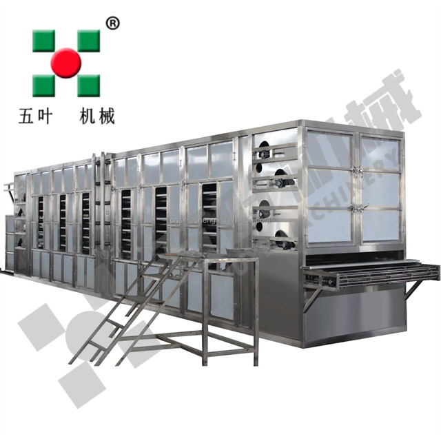 Automatic Belt Drying Machine Industrial Drying Equipment for Fuits Vegetables Onion ShrimpTremella Fruits Dryers