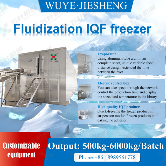 Manufacturer IQF Freezing Machine For Corn