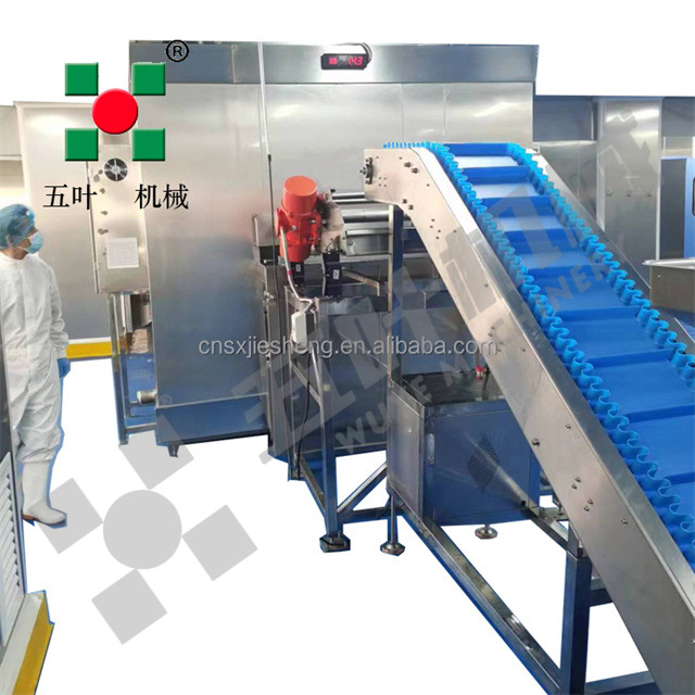 Blast Freezing Small Used Tunnel Iqf Freezer for Fish Meat Crayfish Industrial Freezer Cryogenic Tunnel Freezer