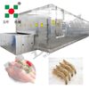 2000kg/h IQF Customized Tunnel Quick Freezer Commercial Quick Freezing Equipment for Food Fish Seafood
