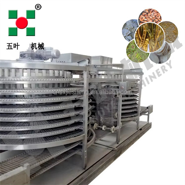 Industrial Air Heated Vegetable & Ginger Dryer Dehydration Machine Food Processing Line for Dryer & Drying&belt Dryer