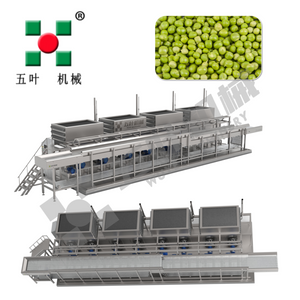 SUS304 IQF Freezing Equipment For Green Peas