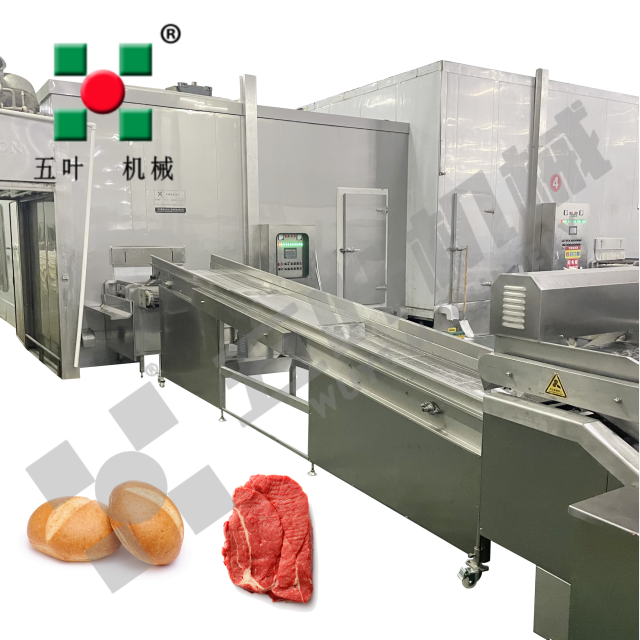 Spiral Blast Freezer Automatic Commercial Industrial Frozen Food Equipment Spiral Freezer Double Iqf for Seafood Processing