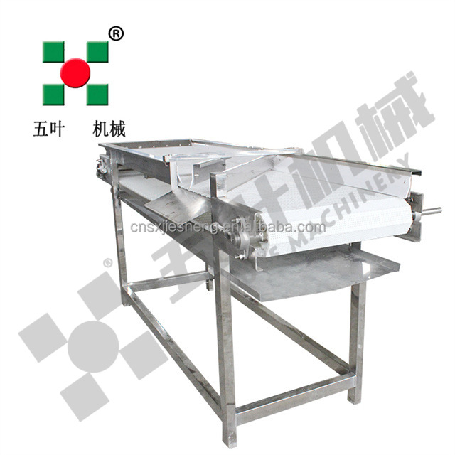 Stainless steel storage type lifting, vibrating conveyor, rubber belt conveyor processing line