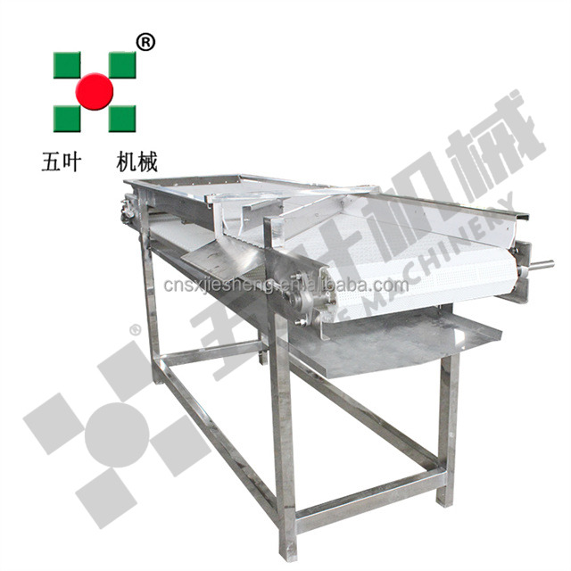 Stainless steel storage type lifting, vibrating conveyor, rubber belt conveyor processing line