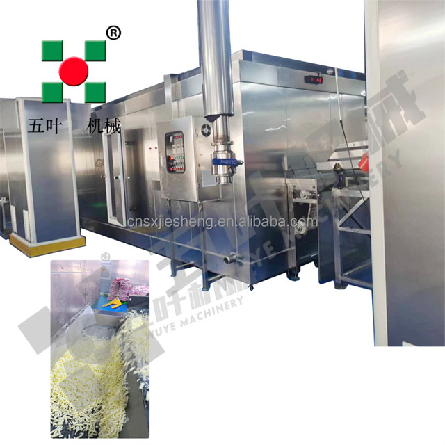 Blast Freezing Small Used Tunnel Iqf Freezer for Fish Meat Crayfish Industrial Freezer Cryogenic Tunnel Freezer