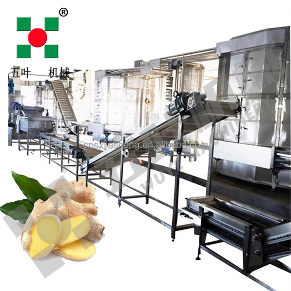 Industrial Air Heated Vegetable & Ginger Dryer Dehydration Machine Food Processing Line for Dryer & Drying&belt Dryer