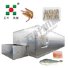 Continuous IQF Freezing Tunnel Freezer For Fish Fillets