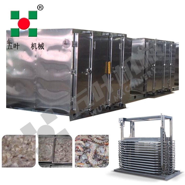 500KG Contact Plate Blast Freezer For Capelin Fish Freezing Machine