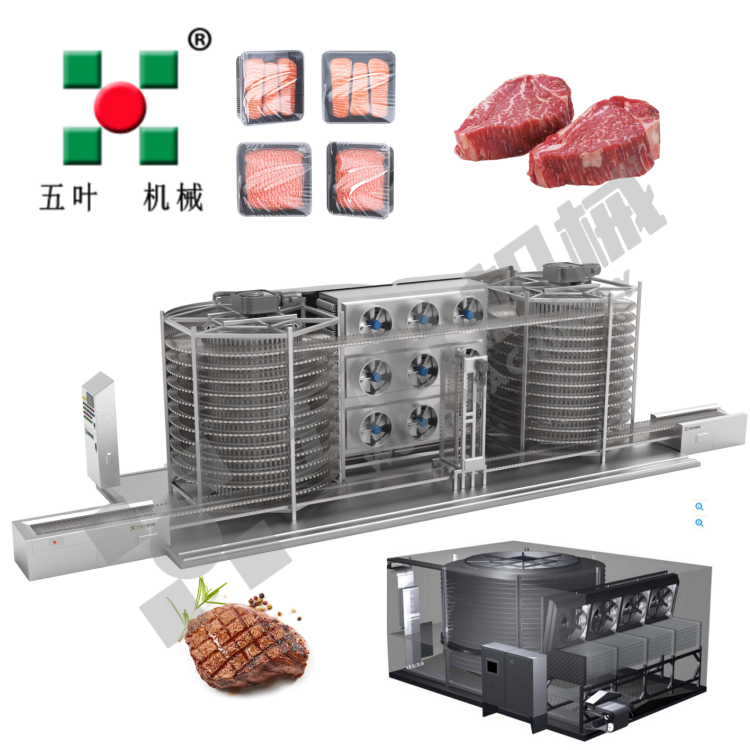 Continuous Freezing Machine for Dumplings